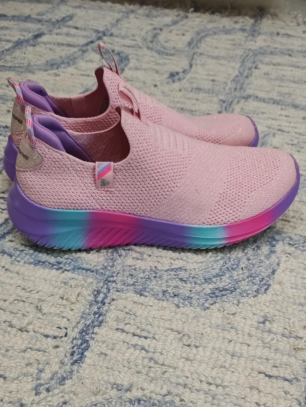Skechers Girls Ultra Flex 3.0 Color Joy Light Pink
